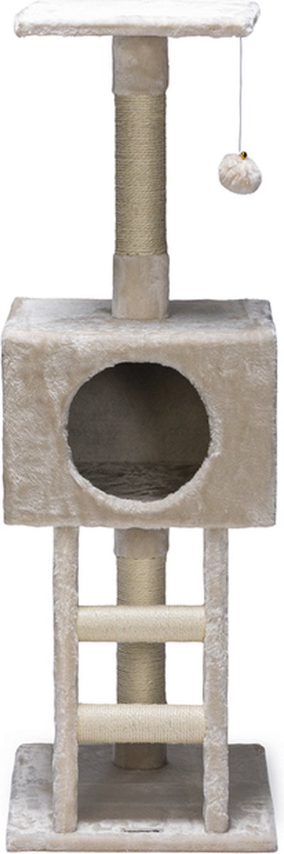Beeztees homira - scratching post - cream - 40x35x110 cm