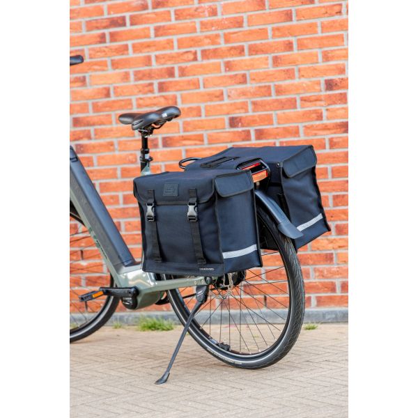Newlooxs tas new looxs double pannier camping zwart | 66l