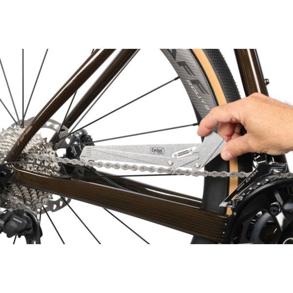 Cycplus Cycle Chainwite Wit Steel Silver