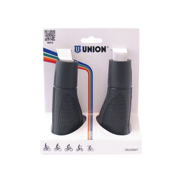 Set di maniglia per biciclette Marwi GP-03, 138 138mm, nero