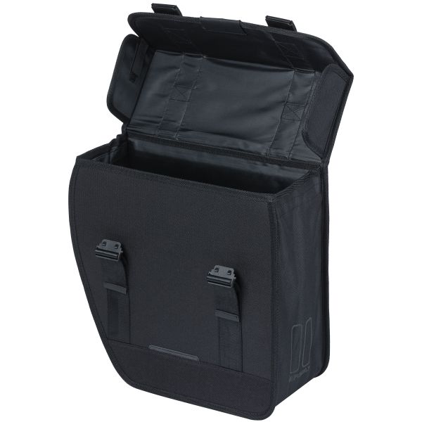 Tour basilico a sinistra - borsa per bicicletta singola, nero, 14L