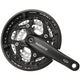 Shimano Crankset 3 x 10 velocità Trekking FC-T521 con Crankarm da 175 mm 48-36-26t Octalink Black