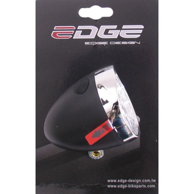 Edge koplamp retro 3 led - aan uit - incl. batterijen - zwart chroom