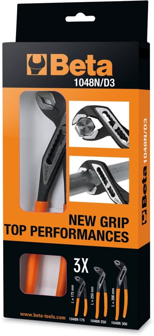 Pompa dell'acqua beta Set di tang set a 3 pezzi 1048n d3 set 175 250 300 mm