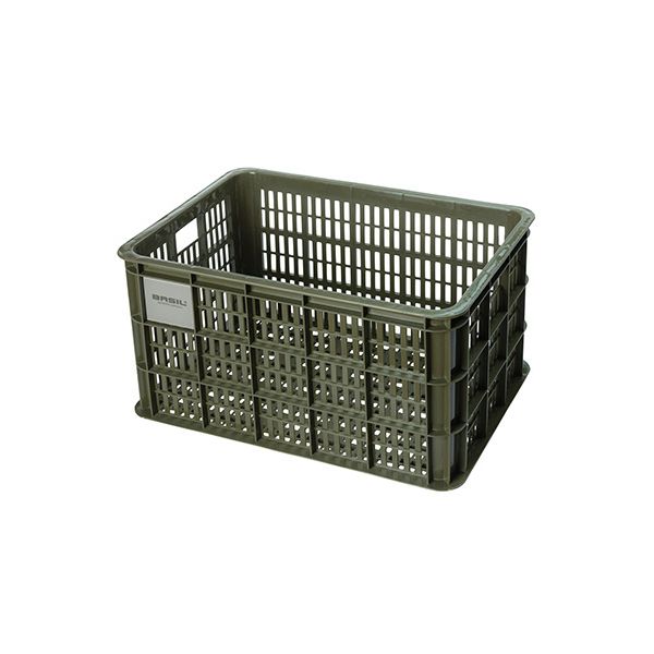 Basil Fietskrat L - Large - 40 liters - Green