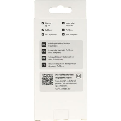 Rotolo per riparazione pneumatici Simson con dima 7x20 cm