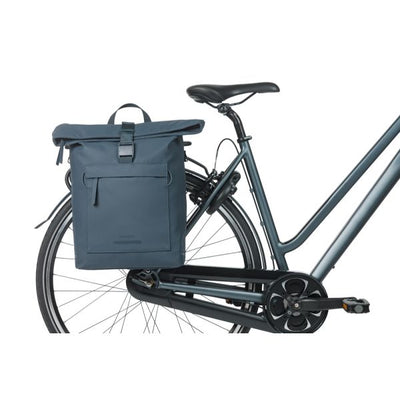 Basil borsa a tracolla per bicicletta brooklyn mik 17l 14 x 32 x 40 cm - blu