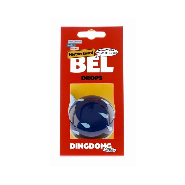 Nv ding dong bel 60 mm cae azul con gotas de tarjeta