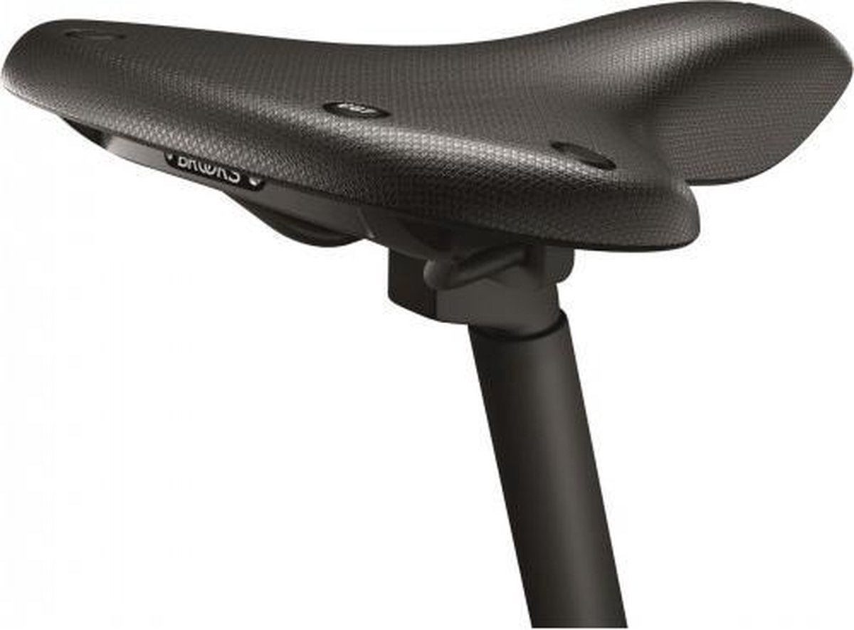 Brooks C67 Nero in pelle di cambium nero