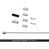 Shimano set di cavi cambio race in acciaio inox nero