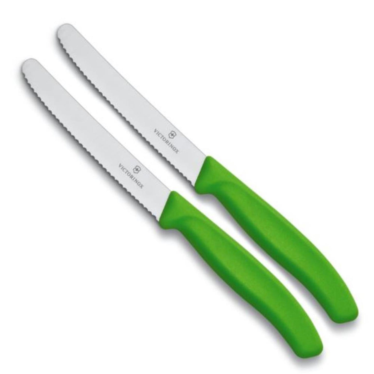 Coltello per pomodoro Victorinox seghettato 2 pezzi verde