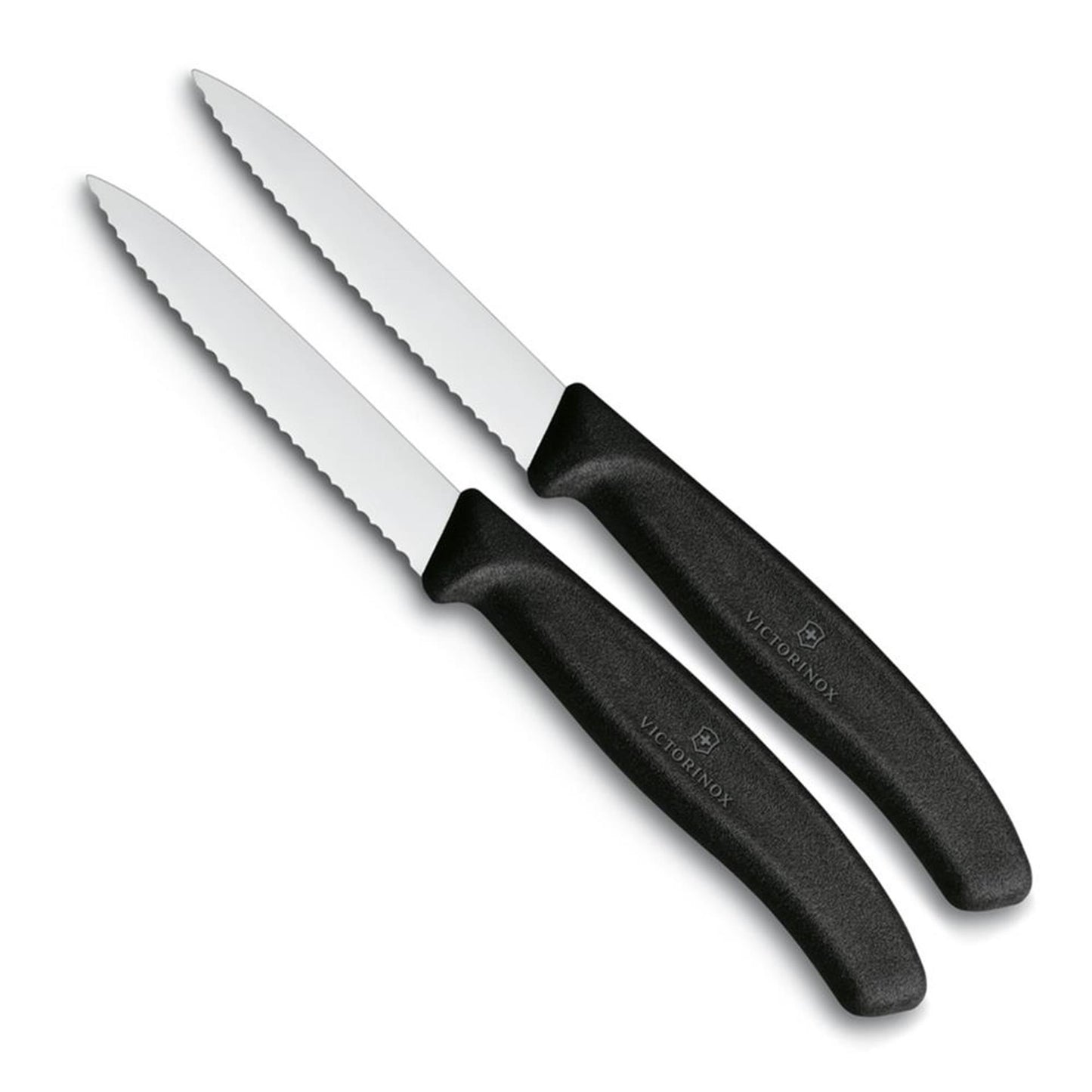 Victorinox cuchillo pelador dentado 2 piezas negro