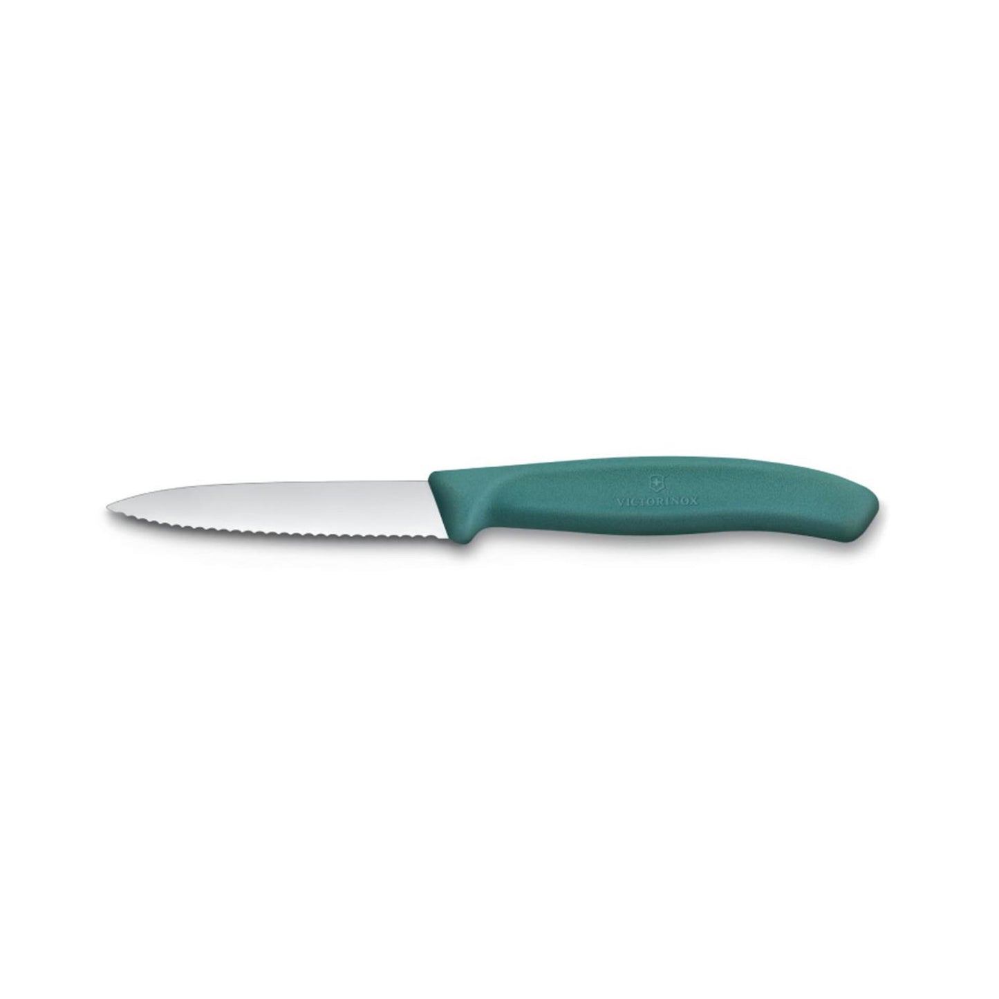 Cuchillo pelador Victorinox verde dentado 8cm