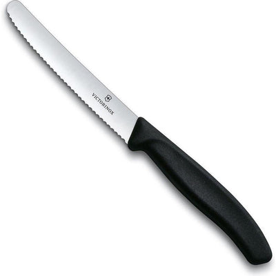 Coltello per pomodori Victorinox seghettato nero