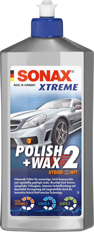 Sonax autopolitur xtreme polish+wax 2 hybrid npt polish wax 2 nanopro xtreme 500 ml