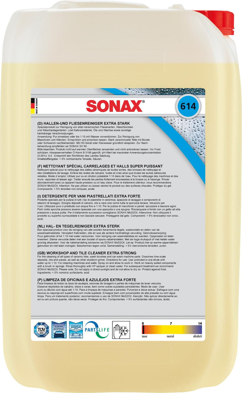 Sonax hallen- und fliesenreiniger extra stark hall and tile r. 25 l