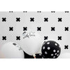 Noordwand behang fabulous world cross wit en zwart