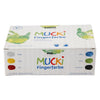 Kreul mucki vingerverf set - 6x 150ml primaire kleuren - dermatologisch getest, parabenenvrij veganistisch
