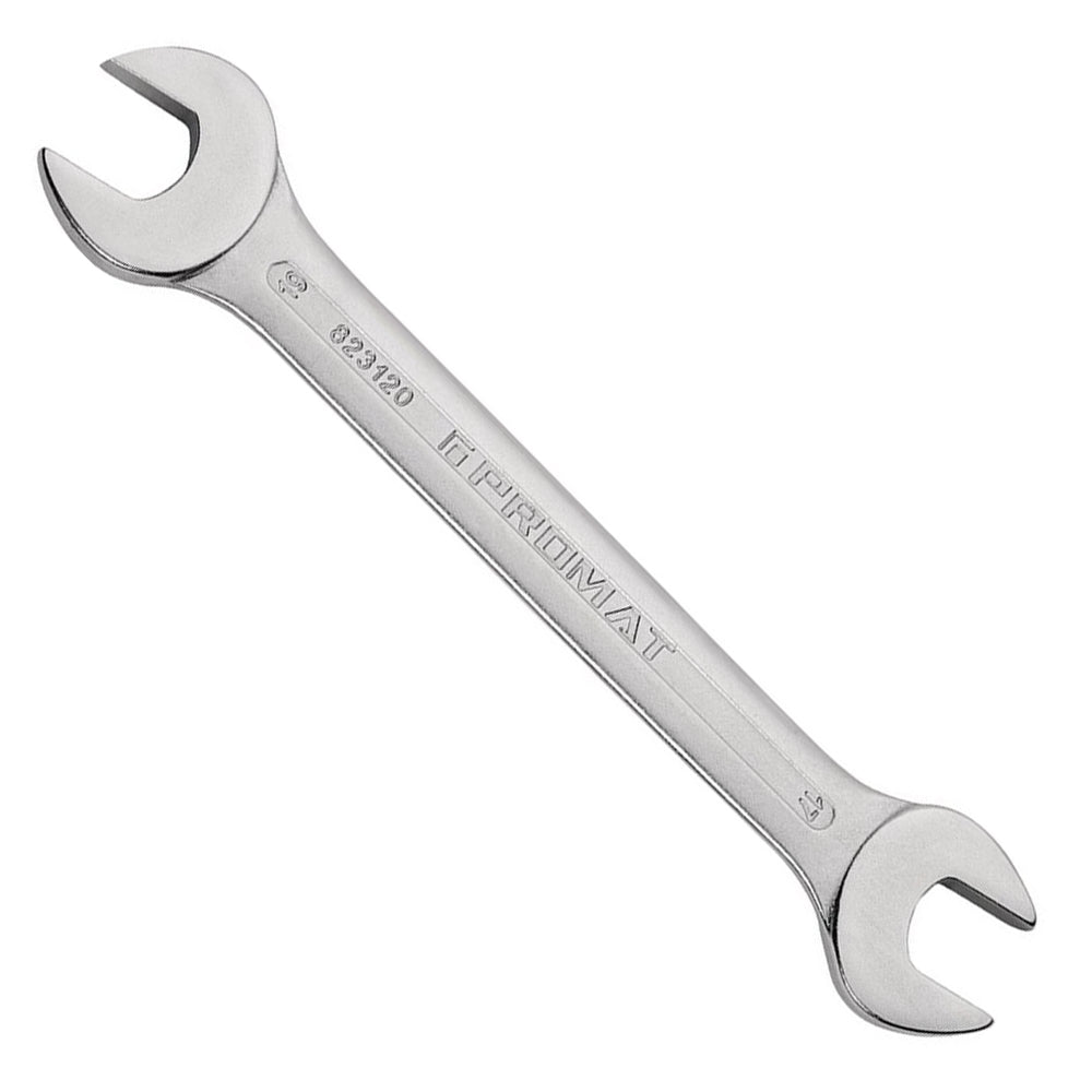 Promat tecwerk dubbele steeksleutel | 17 x 19 mm lengte 221 mm | verchroomd - 4000823120