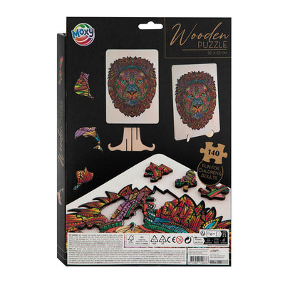 Gruppo artigianale creativo Wooden puzzle Lion, 140st.