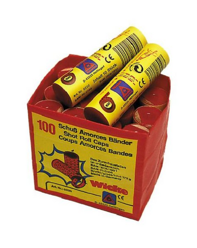 Johntoy Wicke pack of 12 rolls of amorces 100 shots