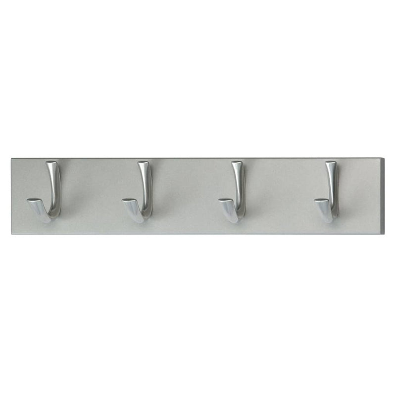 Rastrellino a v-part a V con 4 ganci color argento
