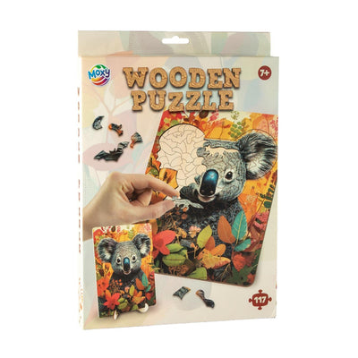 Moxy wooden puzzle koala unique shapes