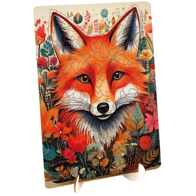 Moxy wooden puzzle fox unique shapes