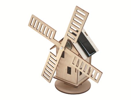 Paquete de construcción Solexpert - Molino holandés con panel solar