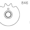 Esjot aandrijfrondsel 0846 sprocket 415 11z standard