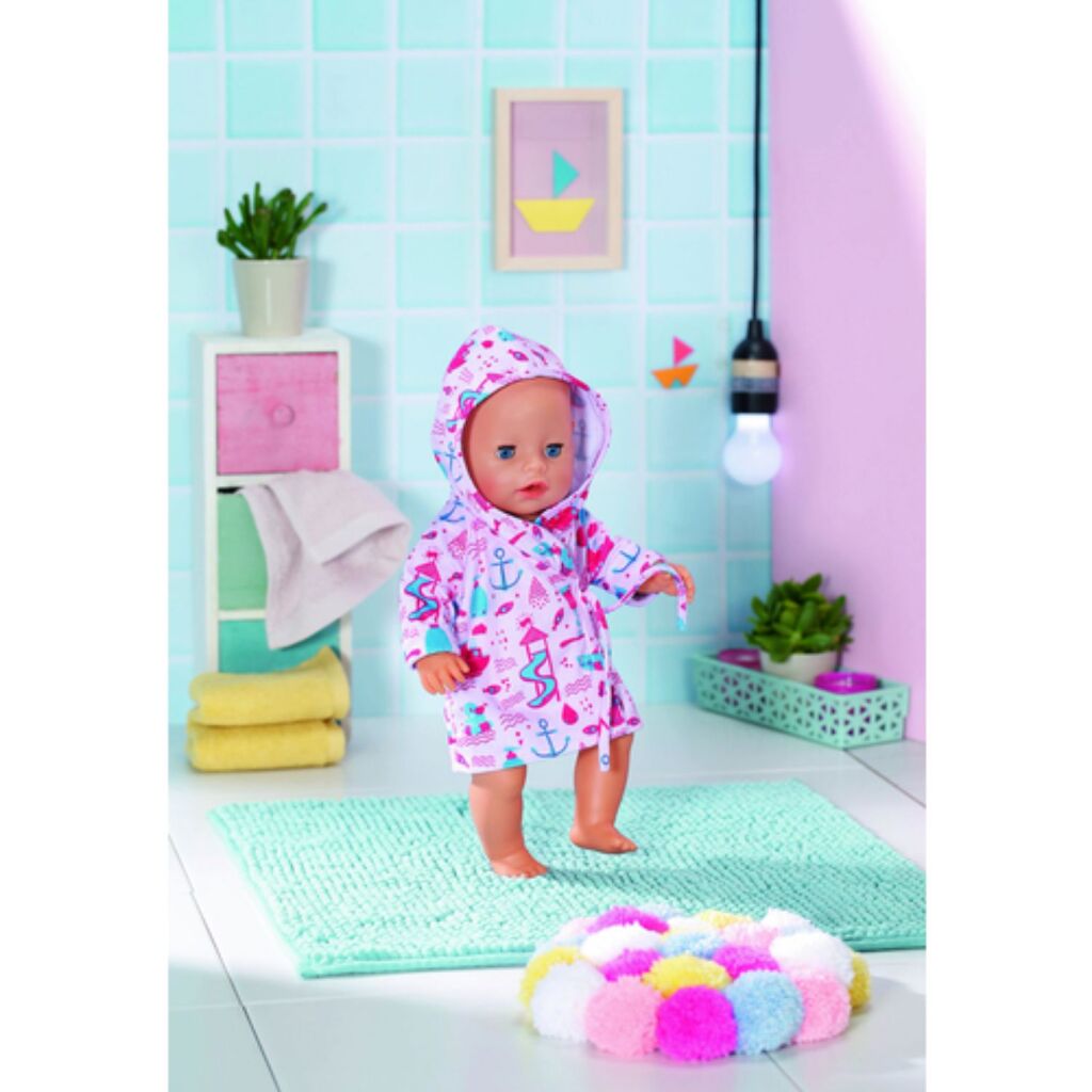 Zapf Creation Baby Born Bath Bathrobe Doll Badras