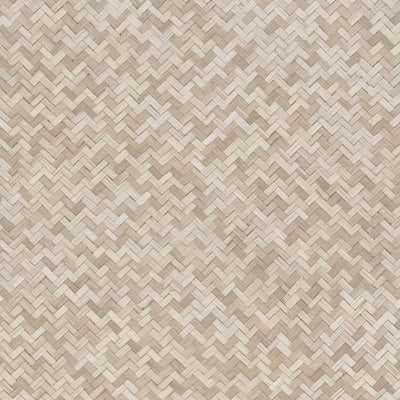 Noordwand Wallpaper Noordwand Botanica Rattan Wickerwork Brown and Beige
