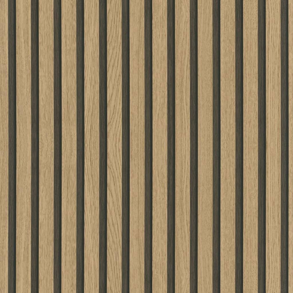 Wallpaper North Wall Wallpaper Botanica Smetti di legno marrone e quercia colorati