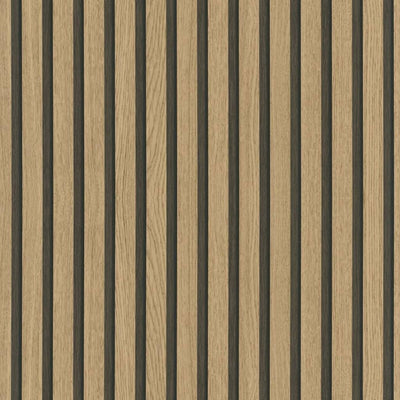Wallpaper North Wall Wallpaper Botanica Smetti di legno marrone e quercia colorati