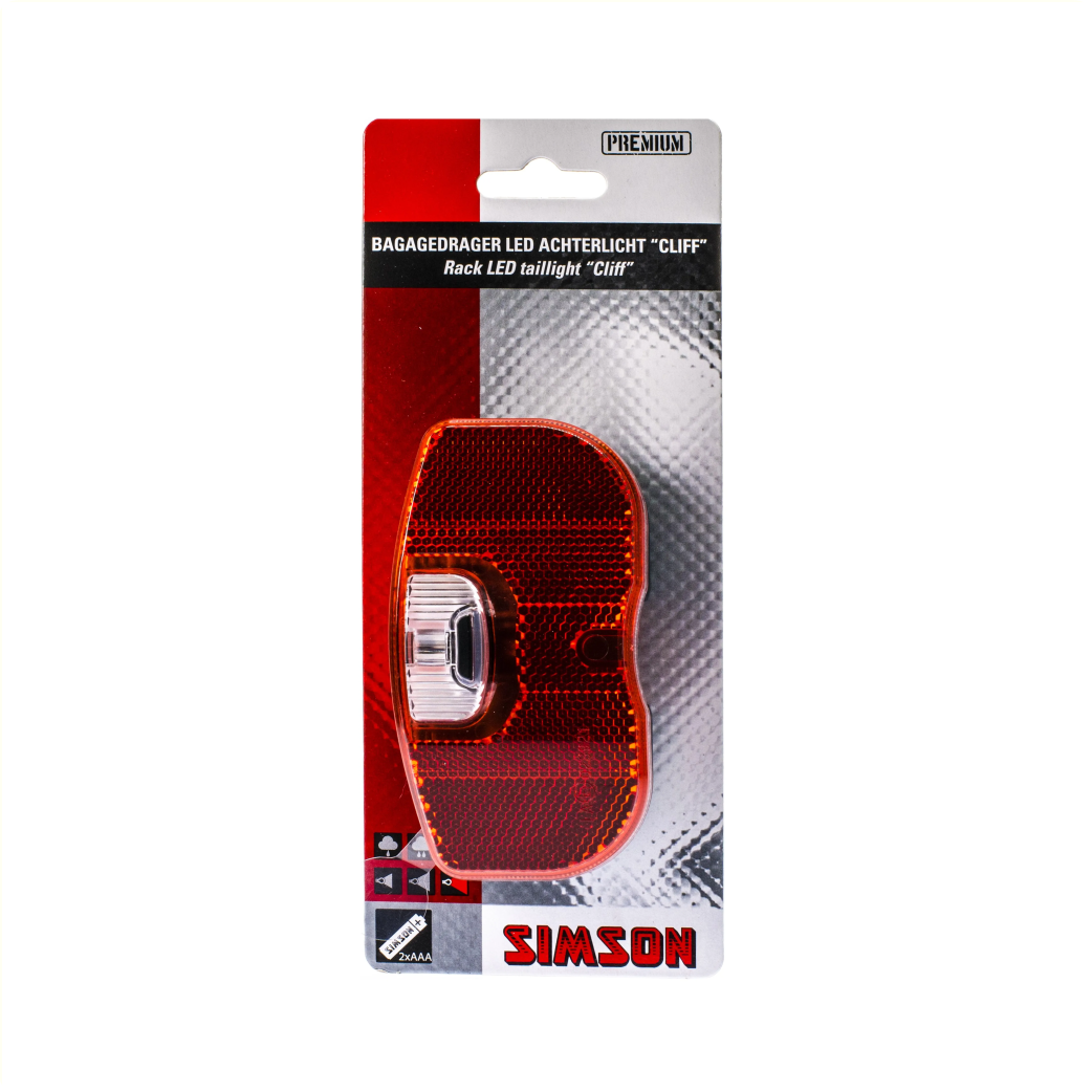 Simson Battery Luggage Rack Light Cliff 1 LED o