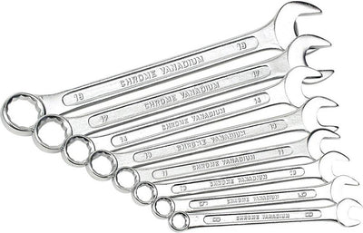 Brüder Mannesmann set di chiavi combinate 8 pezzi DIN (hobby) - 130-08 DIN