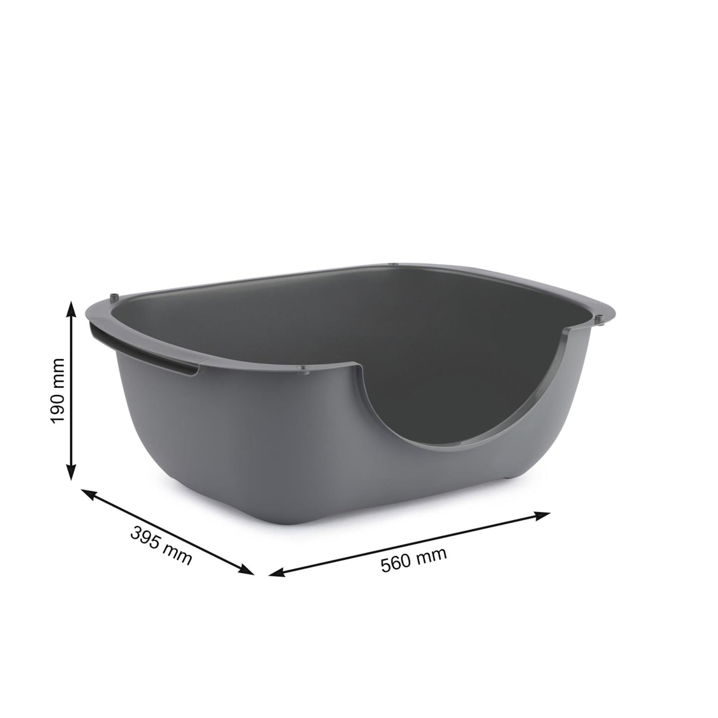 Rotho Bella Litter Box 56x39.5x19 cm Antracite