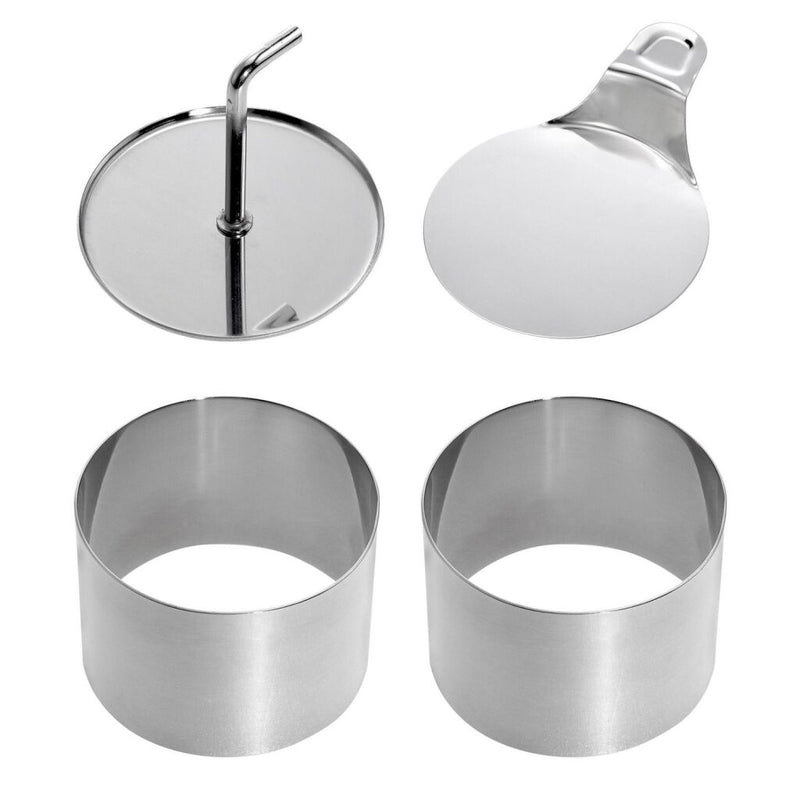 Westmark Westmark Food Formers da 7,5 cm in acciaio inossidabile a 4 pezzi