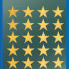 Avery Avery AV-52800 Etiqueta Z-Design Christmas Pakje A 2 hoja de estrellas de oro