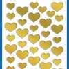 Avery av-53282 folie etiket z-design creative pakje a 2 vel gouden hartjes