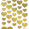 Avery av-53282 folie etiket z-design creative pakje a 2 vel gouden hartjes
