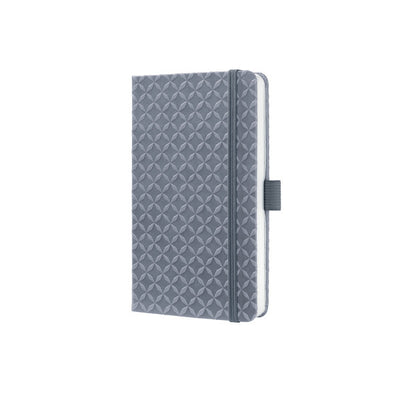 Sigel si-jn126 notitieboek jolie flair a6 hardcover gelinieerd gletsjer grijs 174 blz 80g