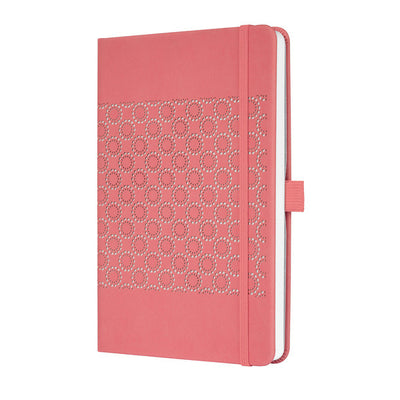 Sigel Sigel SI-JN203 Notebook Jolie Impress A5 Tapa dura forrada 'Salmon Pink'