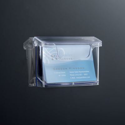 Sigel Sigel SI-LH326 fuera del soporte de la tarjeta de visita Modelo de pared 105x76x45 mm acrílico transparente