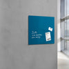 Sigel si-gl252 glasmagneetbord artverum 480x480x15mm petrolblauw