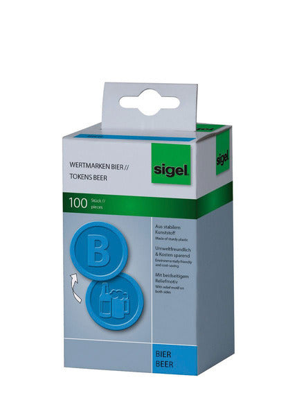 Sigel Sigel Si-WM005 VALORI Punti Plastica 100 pezzi da 25 mm blu blu