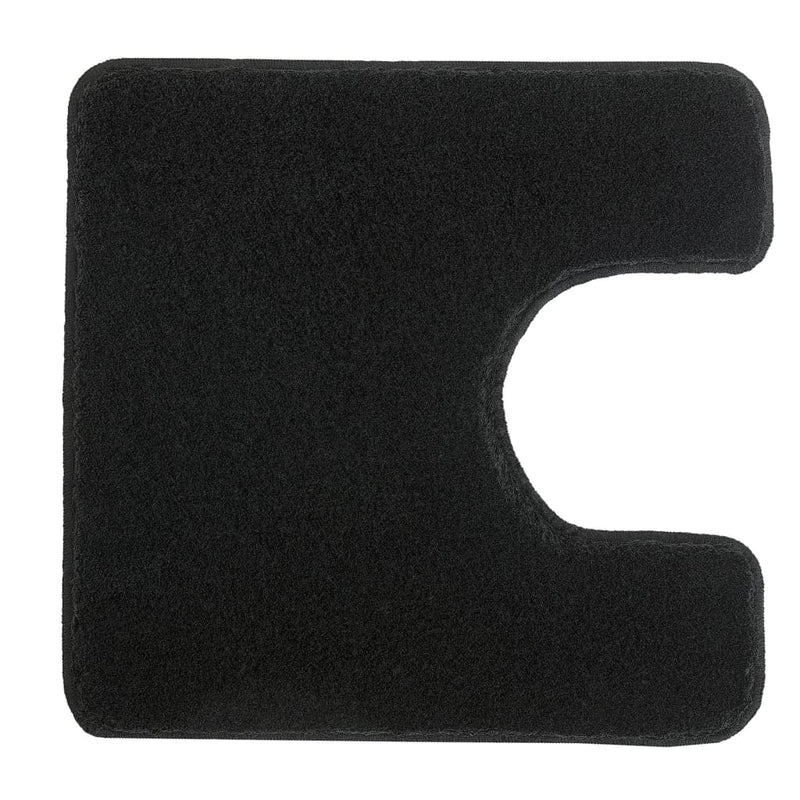 Kleine wolke toiletmat relax 55x55 cm zwart