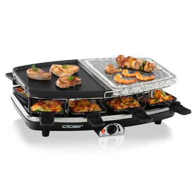CLOER CLOER 6435 RACLETTGRIll con pietra naturale 1200w