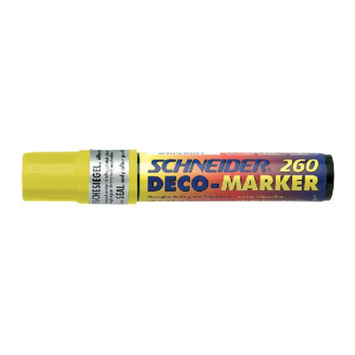 Schneider krijt deco marker 260 fluor geel