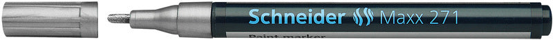 Pennarello a vernice Schneider maxx 271 1-2mm argento 10 pezzi